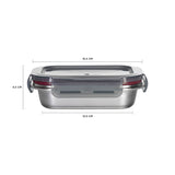 RECTANGLE STAINLESS STEEL CONTAINER_N