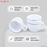 TEA, COFFEE CUP SET OF 6 COLUMBUS PEGGY OLIVER 200 ML, 751
