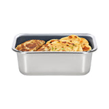 RECTANGLE STAINLESS STEEL FOOD CONTAINER WITH CLASSIC PP LID 316 STAINLESS STEEL
