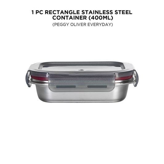 RECTANGLE STAINLESS STEEL CONTAINER_N