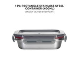 RECTANGLE STAINLESS STEEL CONTAINER_N