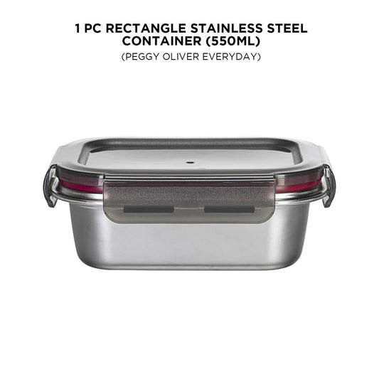RECTANGLE STAINLESS STEEL CONTAINER_N