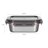 RECTANGLE STAINLESS STEEL CONTAINER_N