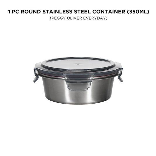 ROUND STAINLESS STEEL CONTAINER _N