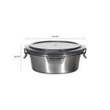 ROUND STAINLESS STEEL CONTAINER _N