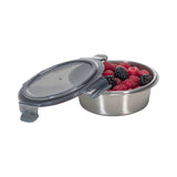 ROUND STAINLESS STEEL CONTAINER _N