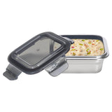 SQAURE STAINLESS STEEL CONTAINER_N