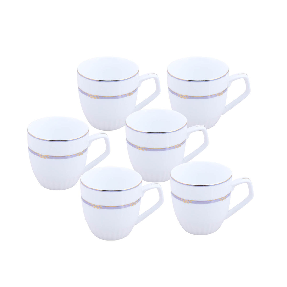 TEA, COFFEE CUP SET OF 6 COLUMBUS PEGGY OLIVER 200 ML, 751