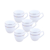 TEA, COFFEE CUP SET OF 6 COLUMBUS PEGGY OLIVER 200 ML, 751
