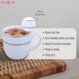 TEA, COFFEE CUP SET OF 6 COLUMBUS PEGGY OLIVER 200 ML, 650